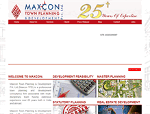 Tablet Screenshot of maxcontownplanning.com